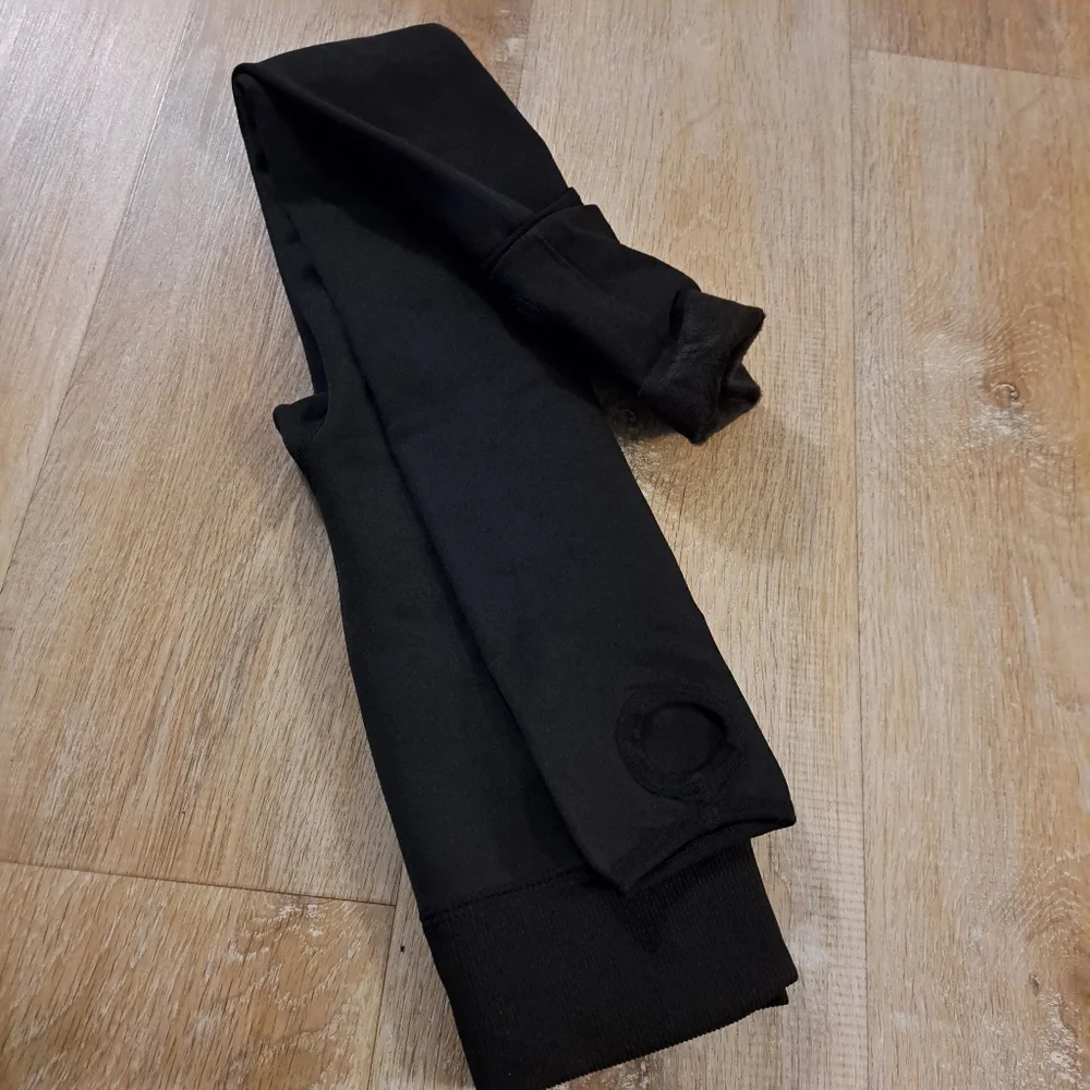 Black Fleece Lined Women's Tights New